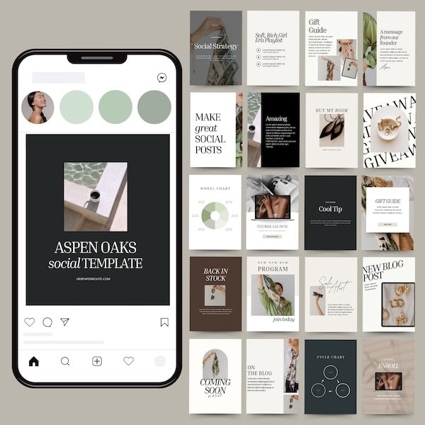 designer editorial instagram templates social media templates customize coaching template