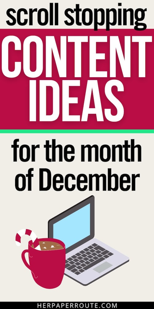 scroll-stopping content ideas for december to try