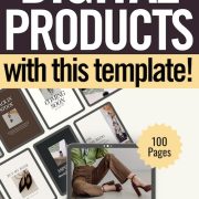 aesthetic lead magnet template sell digital products for small business owners