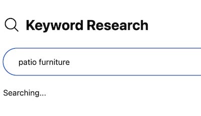 showing how to do keyword research using Pinclicks search feature.png