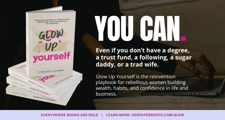 official glow up yourself book by chelsea clarke