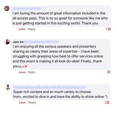 Brave at Business Bundle testimonials