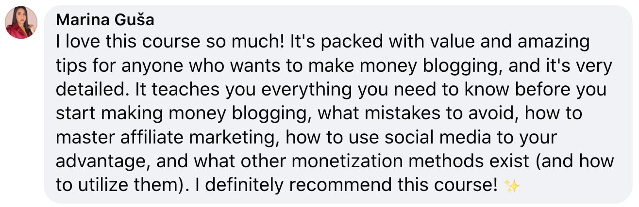 blogging course by chelsea clarke