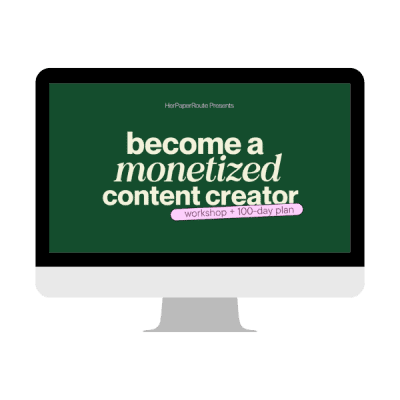 free workshop for content creators - training on become a monetized creator