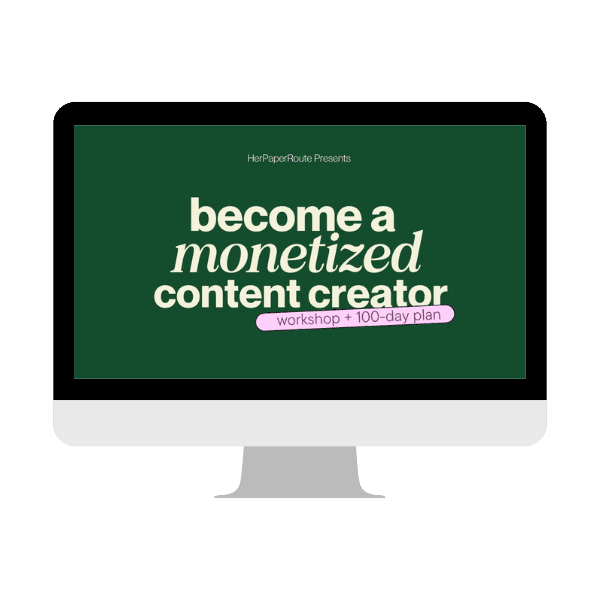 free workshop for content creators - training on become a monetized creator