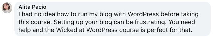 Free Blogging Class: Start A Blog For Your Business 13 blogging course testimonial herpaperroute
