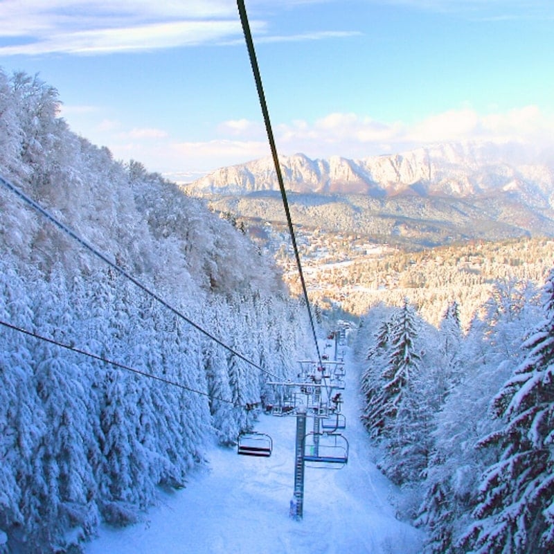 Canada in January: Guide to visiting Canada in winter 13 whistler mountain ski resport view from the ski lift