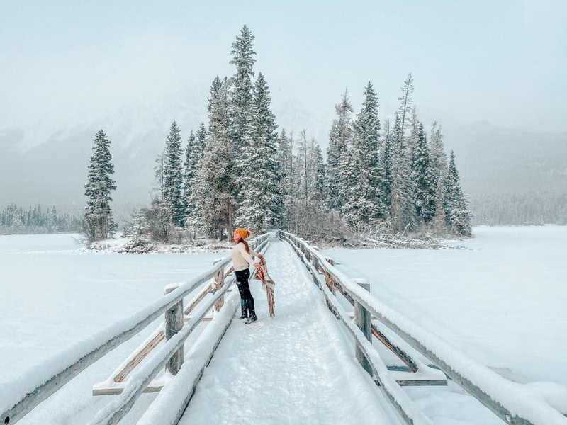 Canada in March: Epic Spring Break Destinations 9 Pyramid-Lake-Jasper-National-Park