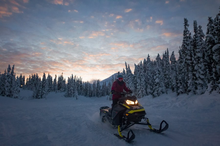 21 Best Places to Visit in Canada in Winter 15 snowmobiling-in-Whistler