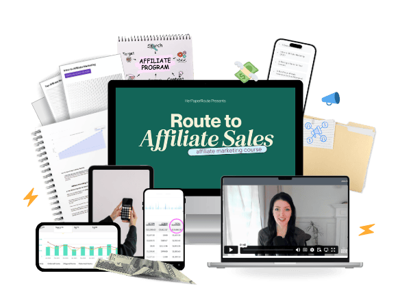HerPaperRoute® | Life Glow Up Plans 53 route to affiliate sales affiliate marketing course chelsea clarke