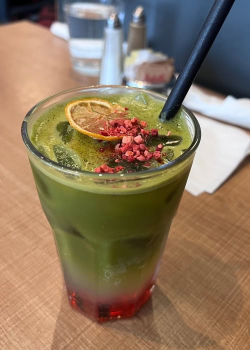 Best Places to Eat in Vancouver as a Vegetarian 4 Bellaggio Cafe raspberry matcha