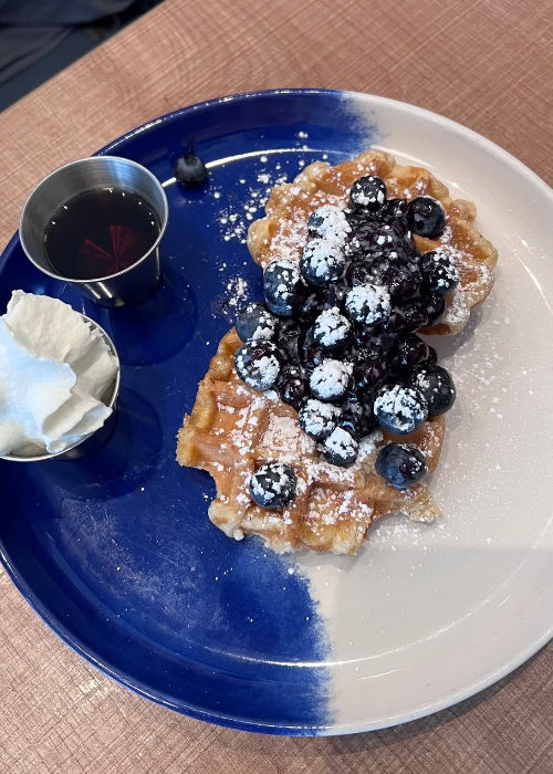 Best Places to Eat in Vancouver as a Vegetarian 5 Bellaggio Cafe waffles