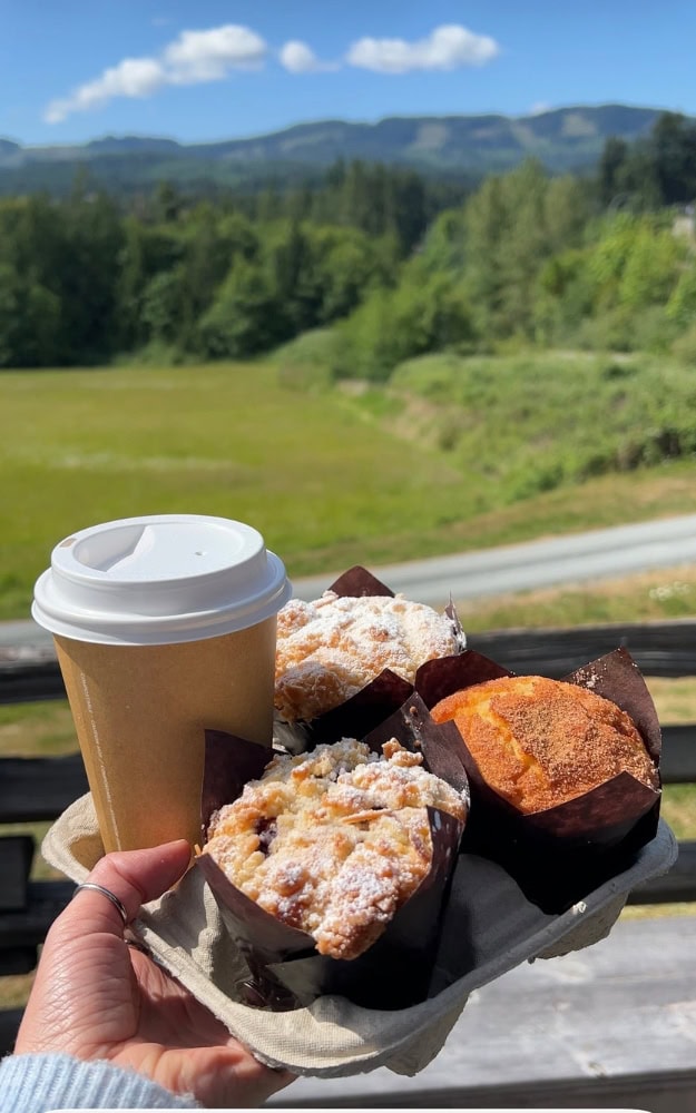 Planning the Perfect Day in South Cowichan, Itinerary 5 stopping for fresh muffins at sweet meadows market